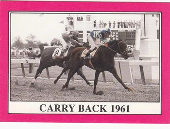 1991 Horse Star Kentucky Derby #87 Carry Back Front